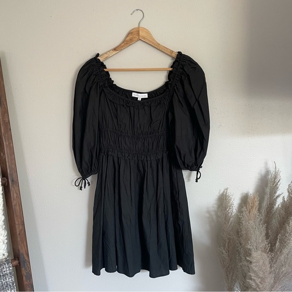 House of Harlow | Puff Sleeve Black Mini Dress NWT, medium - Picture 2 of 15